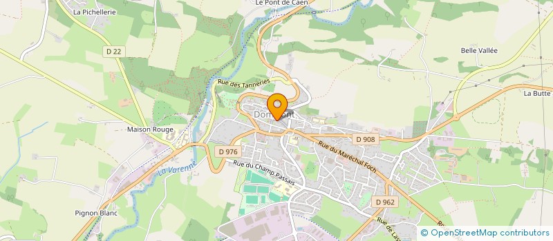 localisation de l'entreprise SCI SAINT JULIEN à DOMFRONT-EN-POIRAIE