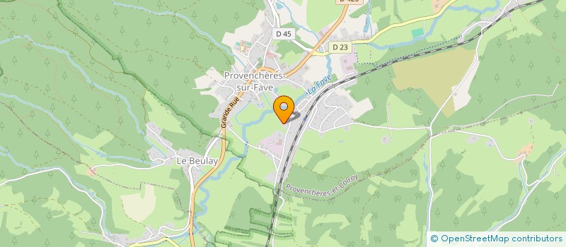 localisation de l'entreprise SCI SAINT-JULIEN  PROVENCHERES-ET-COLROY