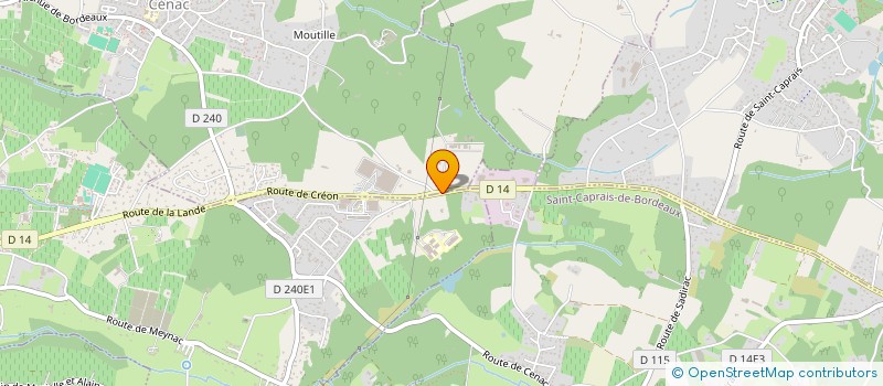 localisation de l'entreprise SCI SAINT JULIEN  CAMBLANES-ET-MEYNAC