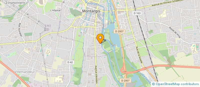 localisation de l'entreprise SCI SAINT JUST à MONTARGIS