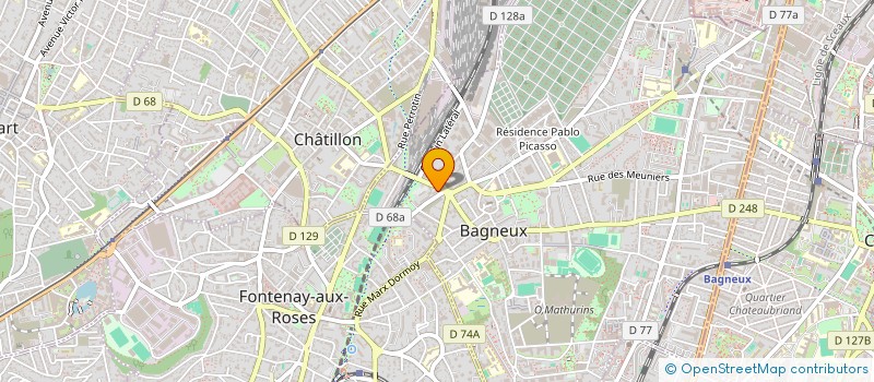localisation de l'entreprise SCI SAINT JUST à BAGNEUX