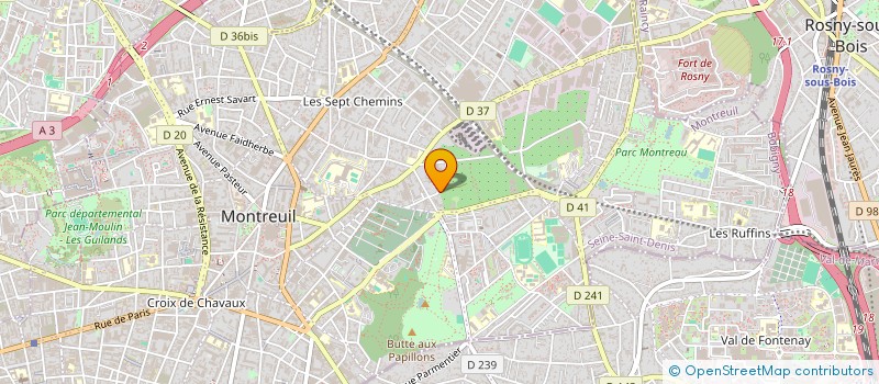 localisation de l'entreprise SCI SAINT JUST GOBETUE à MONTREUIL