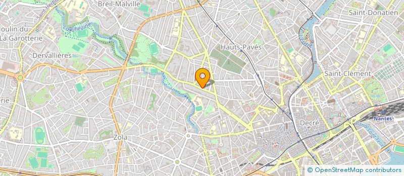 localisation de l'entreprise SCI SAINT KIRIEC à NANTES