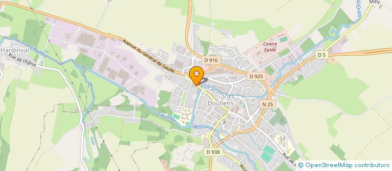 localisation de l'entreprise SCI SAINT LADRE  DOULLENS