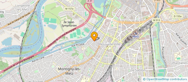 localisation de l'entreprise SCI SAINT LADRE à MONTIGNY-LES-METZ