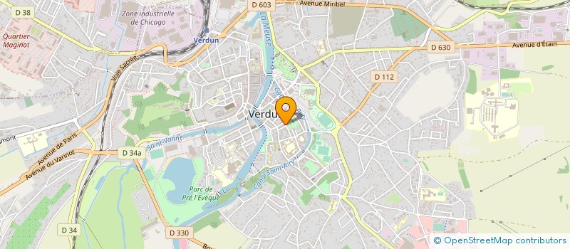 localisation de l'entreprise SCI SAINT LAMBERT à VERDUN