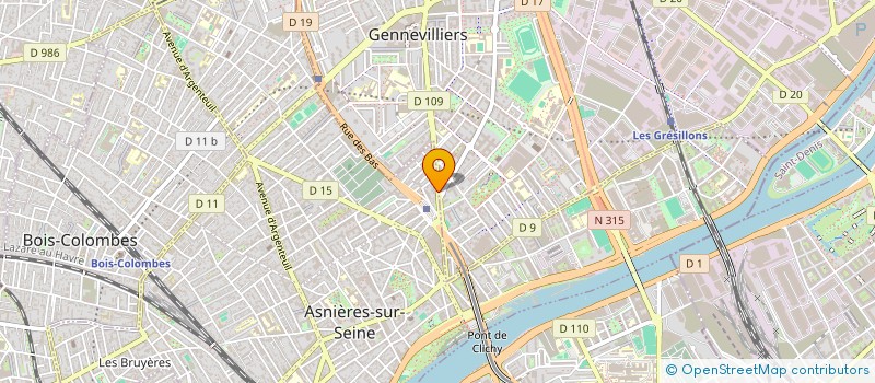 localisation de l'entreprise SCI SAINT LAMBERT à ASNIERES-SUR-SEINE