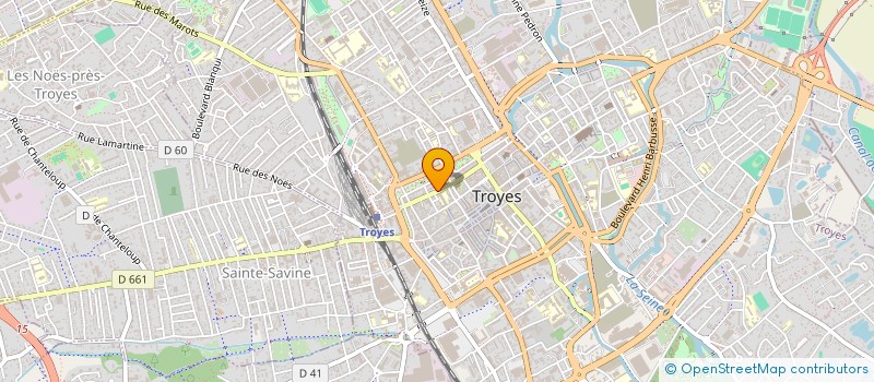 localisation de l'entreprise SCI SAINT LAMBERT à TROYES