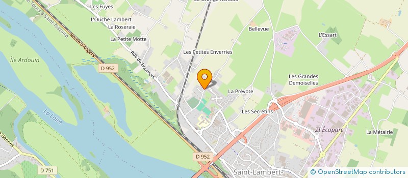 localisation de l'entreprise SCI SAINT LAMBERT  SAUMUR