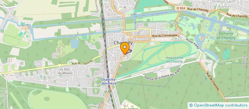 localisation de l'entreprise SCI SAINT LAMBERT  CHANTILLY