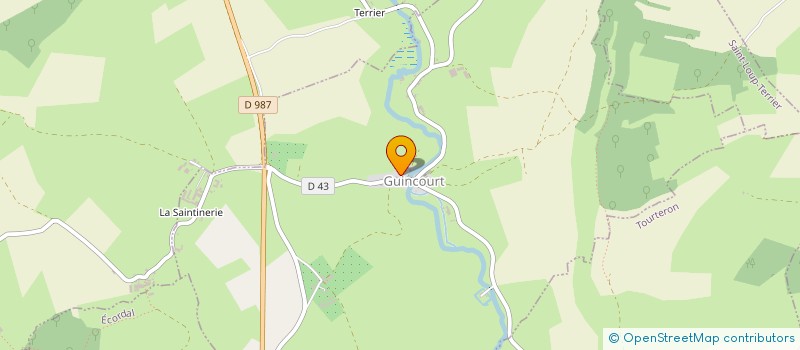 localisation de l'entreprise SCI SAINT LAMBERT DE L'AUTHIE  GUINCOURT