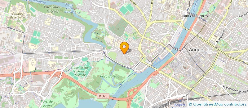 localisation de l'entreprise SCI SAINT LAUD à ANGERS