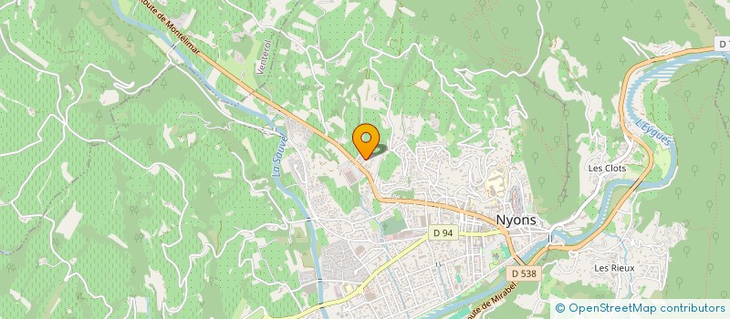 localisation de l'entreprise SCI SAINT-LAURENT  NYONS