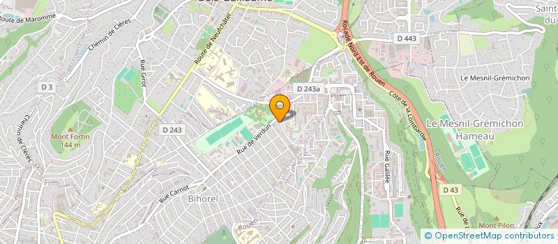 localisation de l'entreprise SCI SAINT LAURENT  BIHOREL