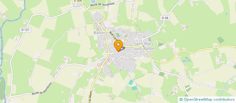 localisation de l'entreprise SCI SAINT LAURENT  BALLON-SAINT MARS