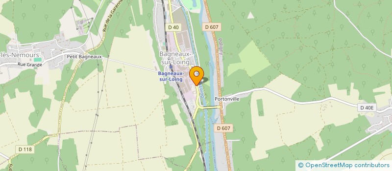 localisation de l'entreprise SCI SAINT LAURENT  BAGNEAUX-SUR-LOING