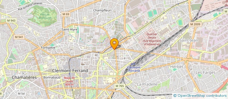 localisation de l'entreprise SCI SAINT LAURENT  CLERMONT-FERRAND