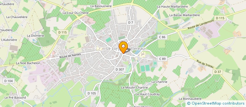 localisation de l'entreprise SCI SAINT LAURENT  DREFFEAC