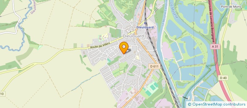 localisation de l'entreprise SCI SAINT LAURENT  DIEULOUARD