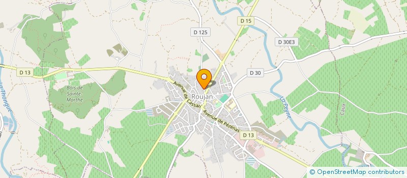 localisation de l'entreprise SCI SAINT LAURENT  ROUJAN