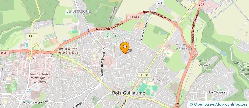 localisation de l'entreprise SCI SAINT LAURENT à BOIS GUILLAUME