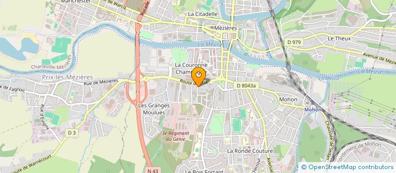 localisation de l'entreprise SCI SAINT-LAURENT  VILLERS-SEMEUSE