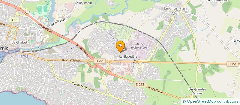 localisation de l'entreprise SCI SAINT LAURENT A2S  PORNIC