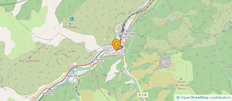 localisation de l'entreprise SCI SAINT-LAURENT LECROQ  VILLEFRANCHE-DE-CONFLENT