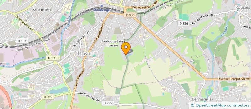 localisation de l'entreprise SCI SAINT LAZARE  ROUSIES