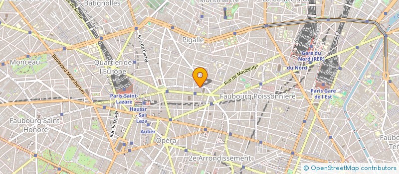 localisation de l'entreprise SCI SAINT LAZARE 75-7  PARIS