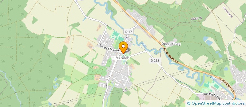 localisation de l'entreprise SCI SAINT LEGER  HIRTZBACH