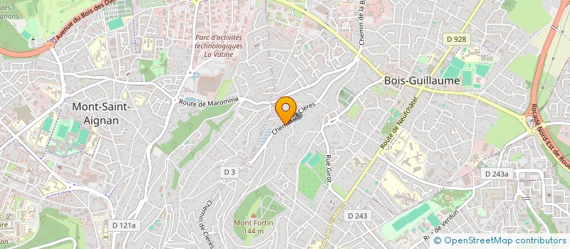 localisation de l'entreprise SCI SAINT LEGER à BOIS-GUILLAUME