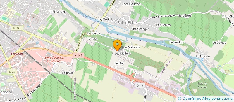 localisation de l'entreprise SCI SAINT LEGER  SAINT-BRICE