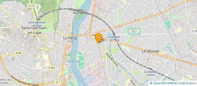 localisation de l'entreprise SCI SAINT LEGER  LE VESINET