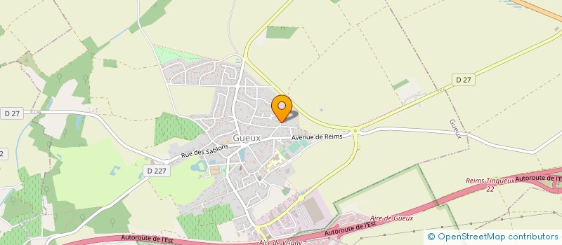 localisation de l'entreprise SCI SAINT-LEONARD  GUEUX