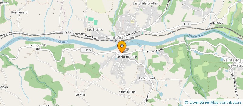 localisation de l'entreprise SCI SAINT LEONARD  SAINT-VICTURNIEN