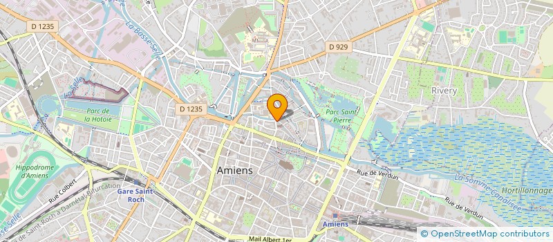 localisation de l'entreprise SCI SAINT LEU  AMIENS