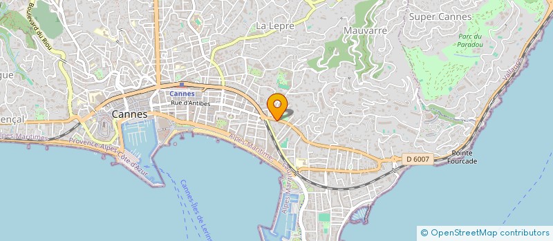 localisation de l'entreprise SCI SAINT LEU SURPRISE à CANNES