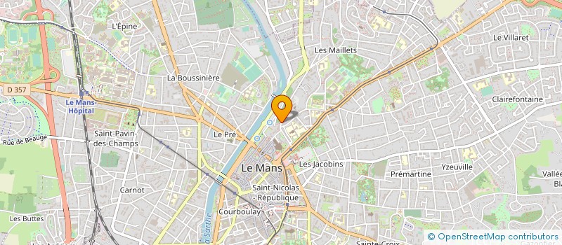 localisation de l'entreprise SCI SAINT LIBOIRE à LE MANS