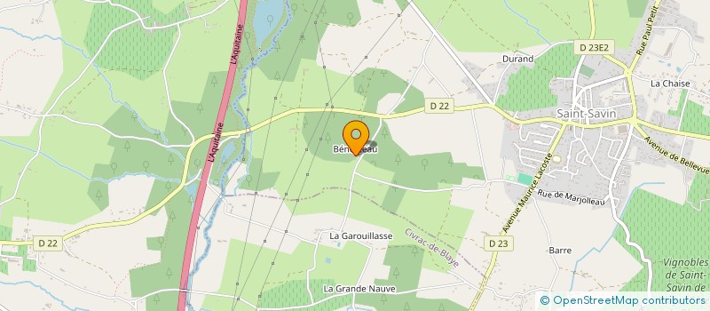 localisation de l'entreprise SCI SAINT LOUB' à SAINT-SAVIN