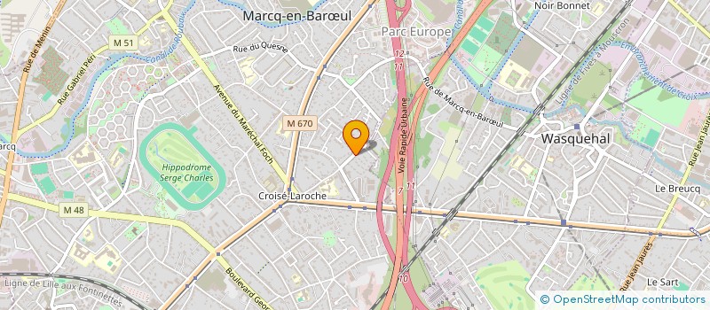 localisation de l'entreprise SCI SAINT LOUIS 2  BLENDECQUES