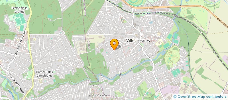 localisation de l'entreprise SCI SAINT LOUIS  VILLECRESNES