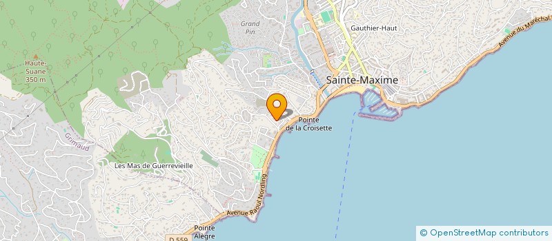 localisation de l'entreprise SCI SAINT LOUIS à SAINTE-MAXIME