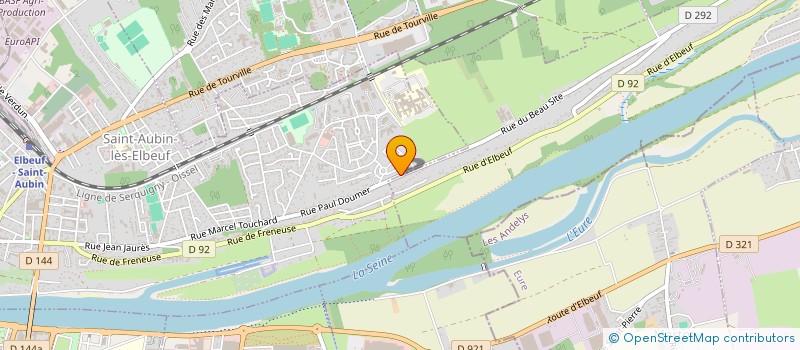 localisation de l'entreprise SCI SAINT LOUIS  FRENEUSE