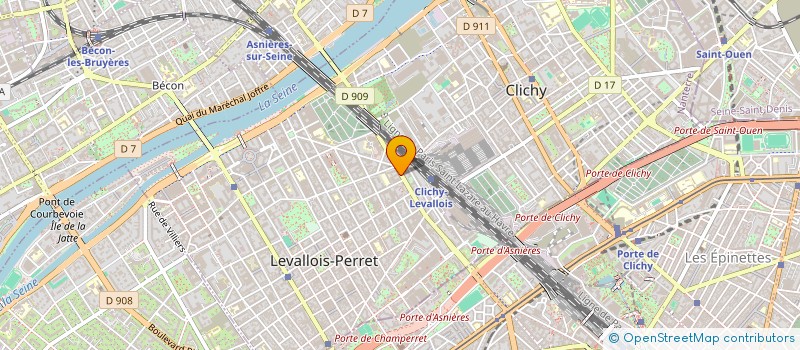 localisation de l'entreprise SCI SAINT LOUIS à LEVALLOIS-PERRET