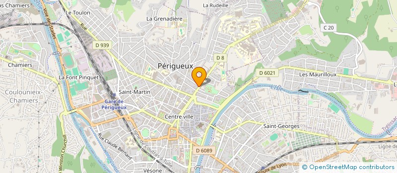 localisation de l'entreprise SCI SAINT LOUIS à PERIGUEUX