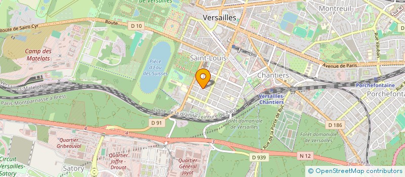 localisation de l'entreprise SCI SAINT LOUIS à VERSAILLES
