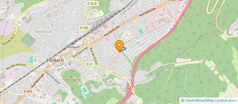 localisation de l'entreprise SCI  SAINT LOUIS  FORBACH