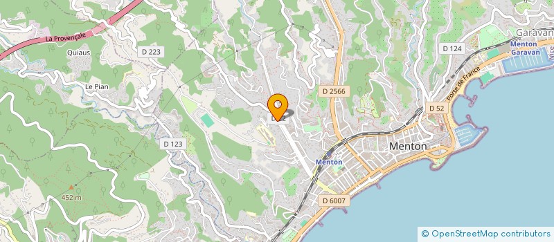 localisation de l'entreprise SCI SAINT LOUIS à MENTON