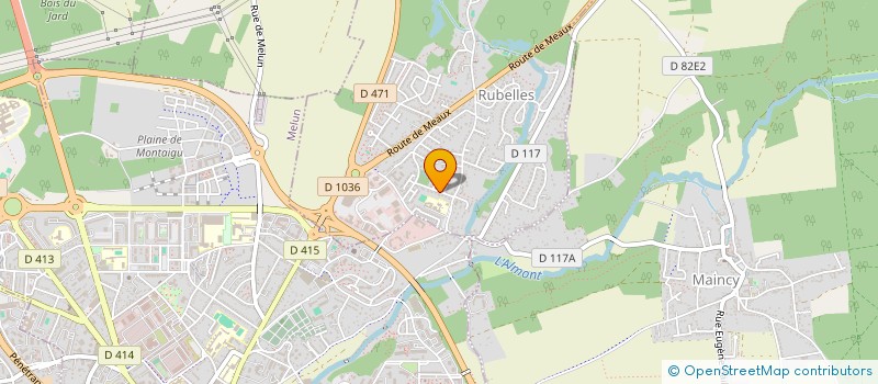 localisation de l'entreprise SCI SAINT LOUIS  RUBELLES